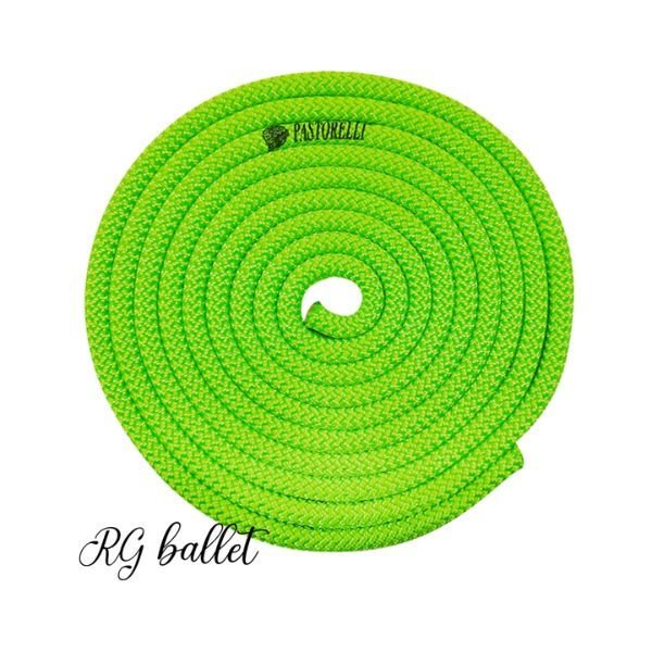 Pastorelli Ritmik Cimnastik İpi 3 m - New Orleans Yeşil Limon 02103 (FIG)