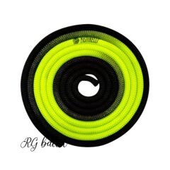 Pastorelli Ritmik Cimnastik İpi 3 m - New Orleans Sarı-Siyah 04266 (FIG)