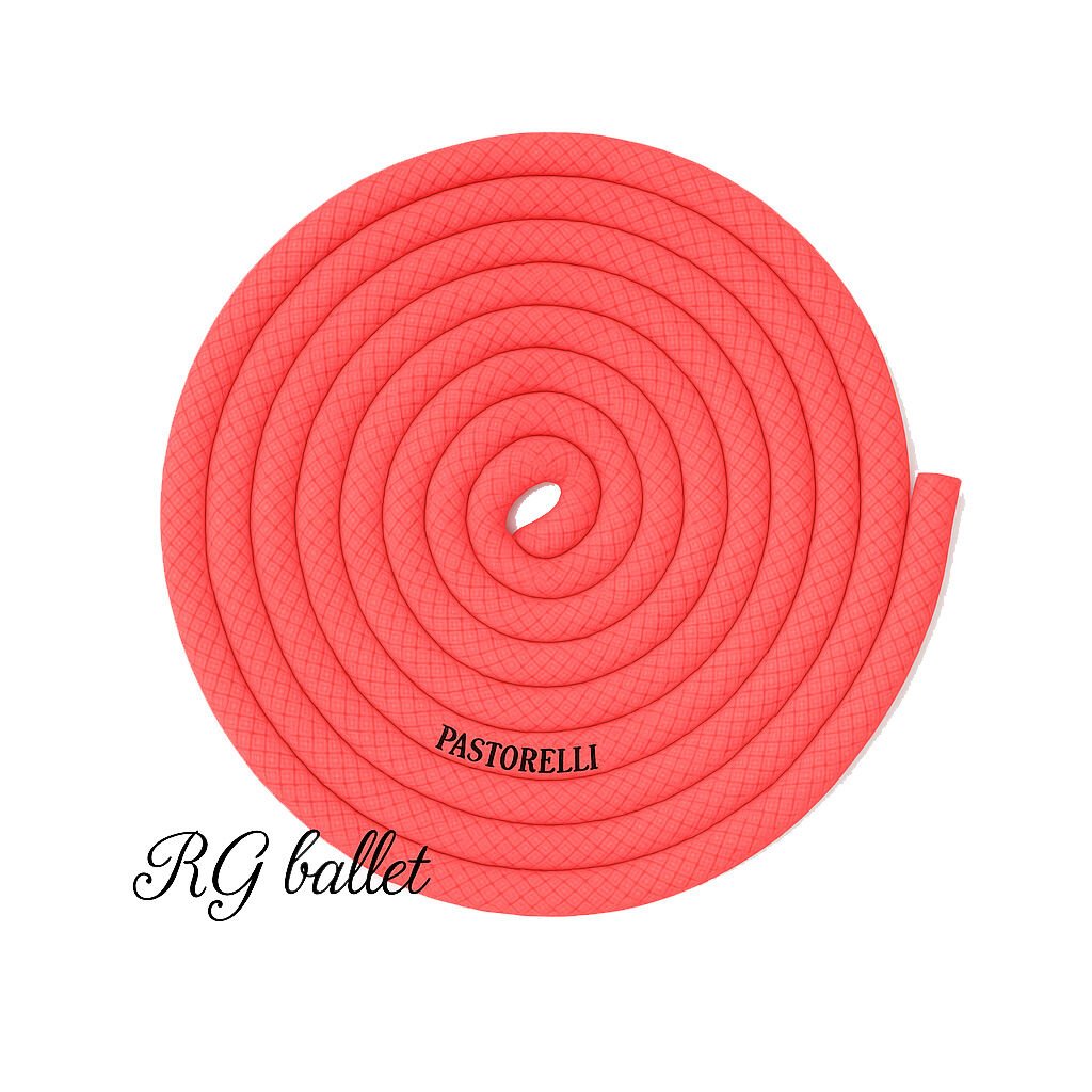 Pastorelli Ritmik Cimnastik İpi 3 m - New Orleans Mercan Pembe 02715 (FIG)