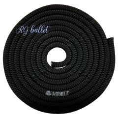 Pastorelli Ritmik Cimnastik İpi 3 m - New Orleans Siyah 00104 (FIG)