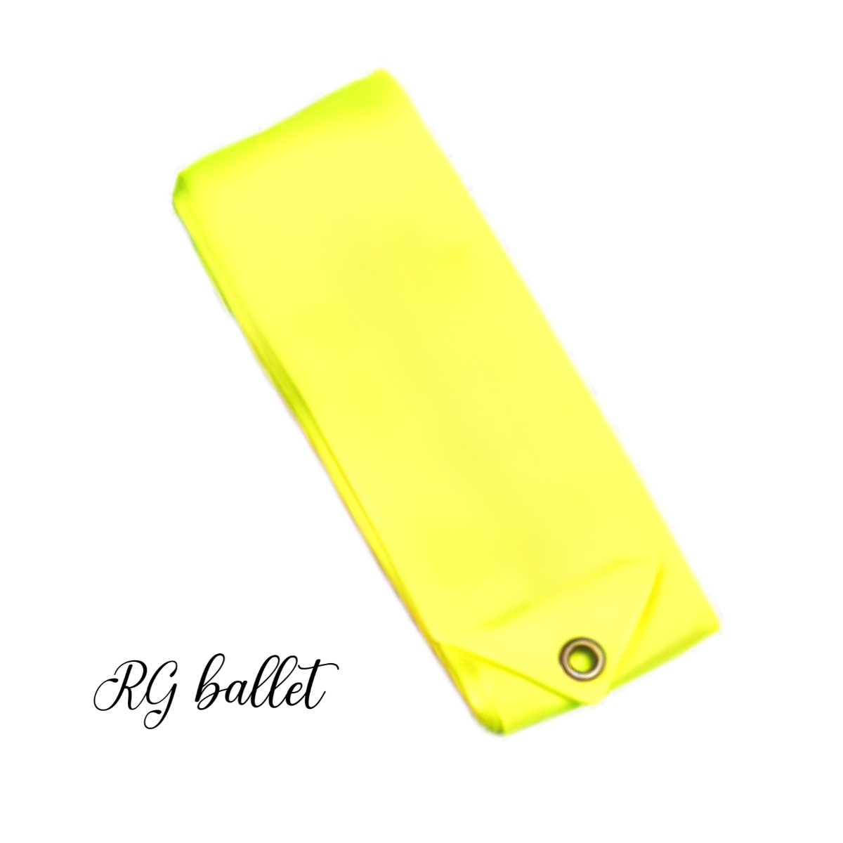 Ritmik Cimnastik Kurdele – Antrenman Kurdelesi - Sarı (4 m çubuk dahil)