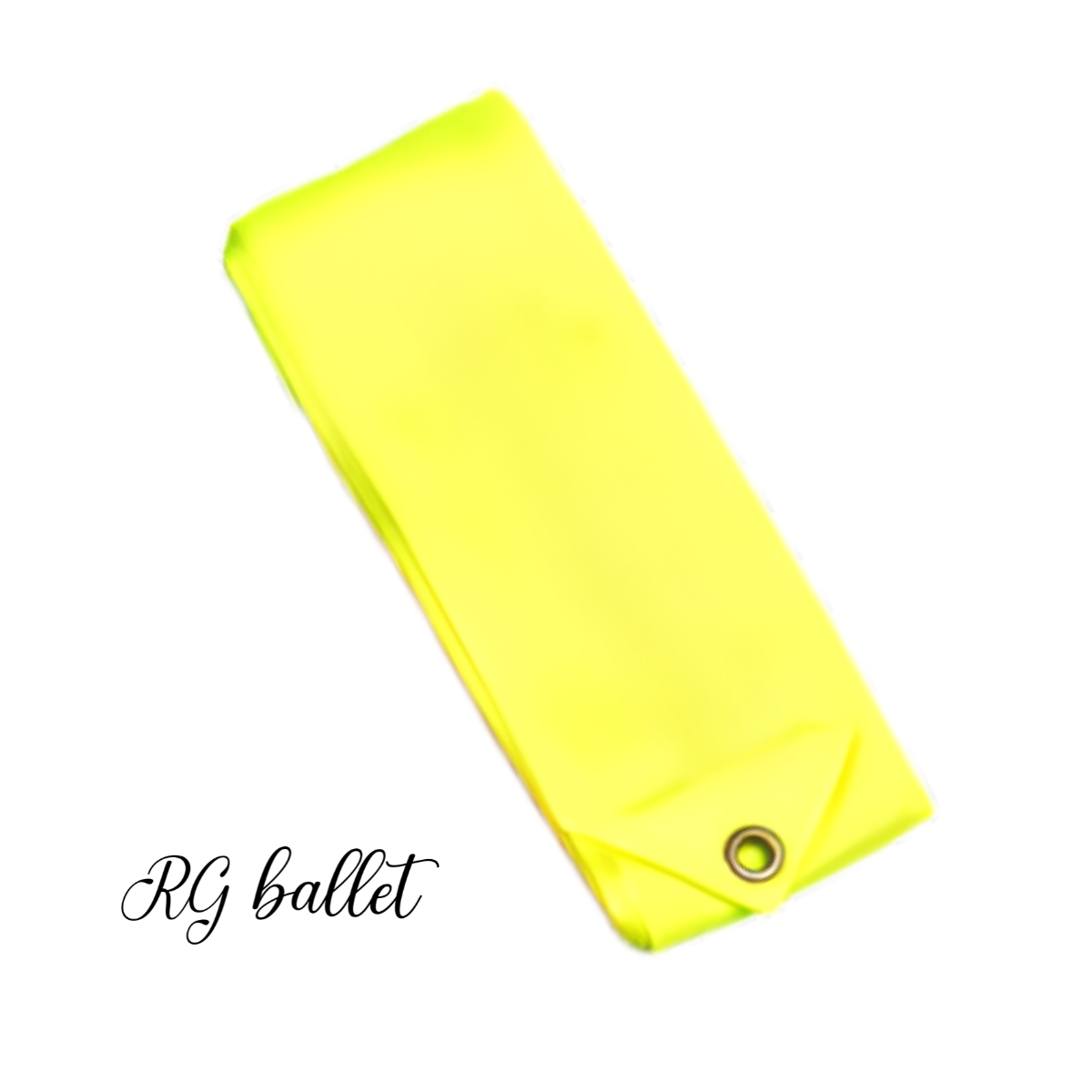 Ritmik Cimnastik Kurdele – Antrenman Kurdelesi - Sarı (4 m çubuk dahil)