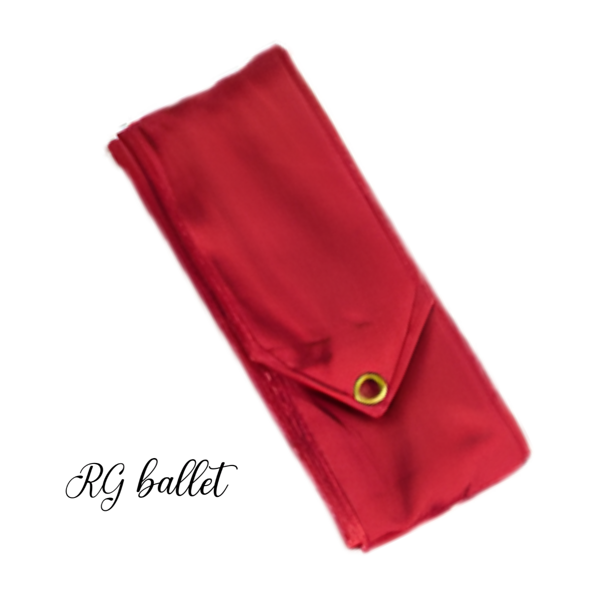 Ritmik Cimnastik Kurdele – Antrenman Kurdelesi - Bordo (4 m çubuk dahil)