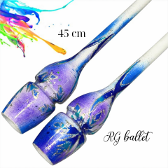 Pastorelli Aero Ritmik Cimnastik Labutu 45 cm – ICE Lila/Mavi FİG Onaylı