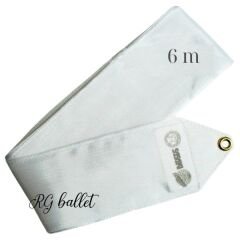 Sasaki Ritmik Cimnastik Kurdelesi M-71 W Beyaz  6m (FIG)