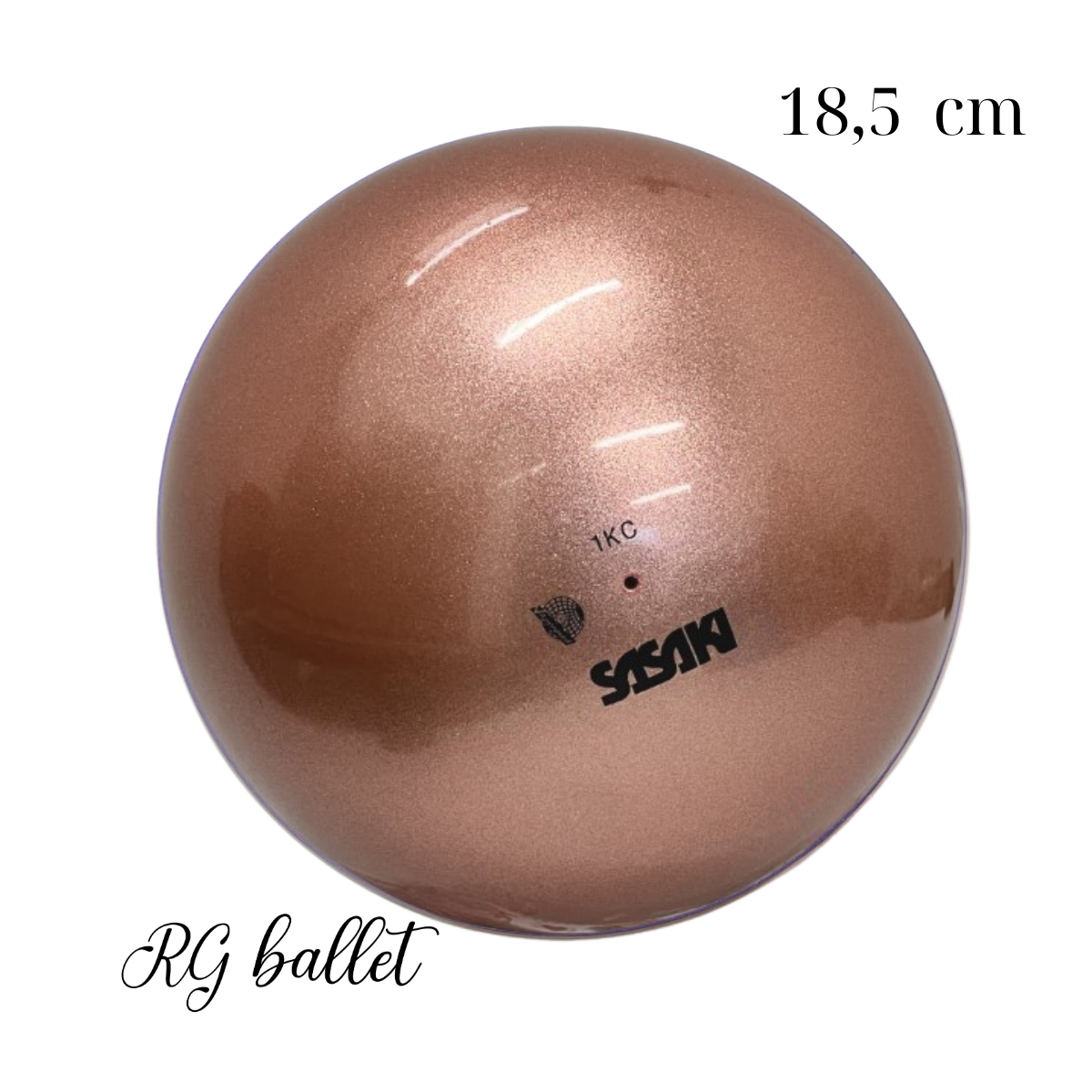 Sasaki Ritmik Cimnastik Topu M-207M 18,5 cm – Apricot Pink (FIG)
