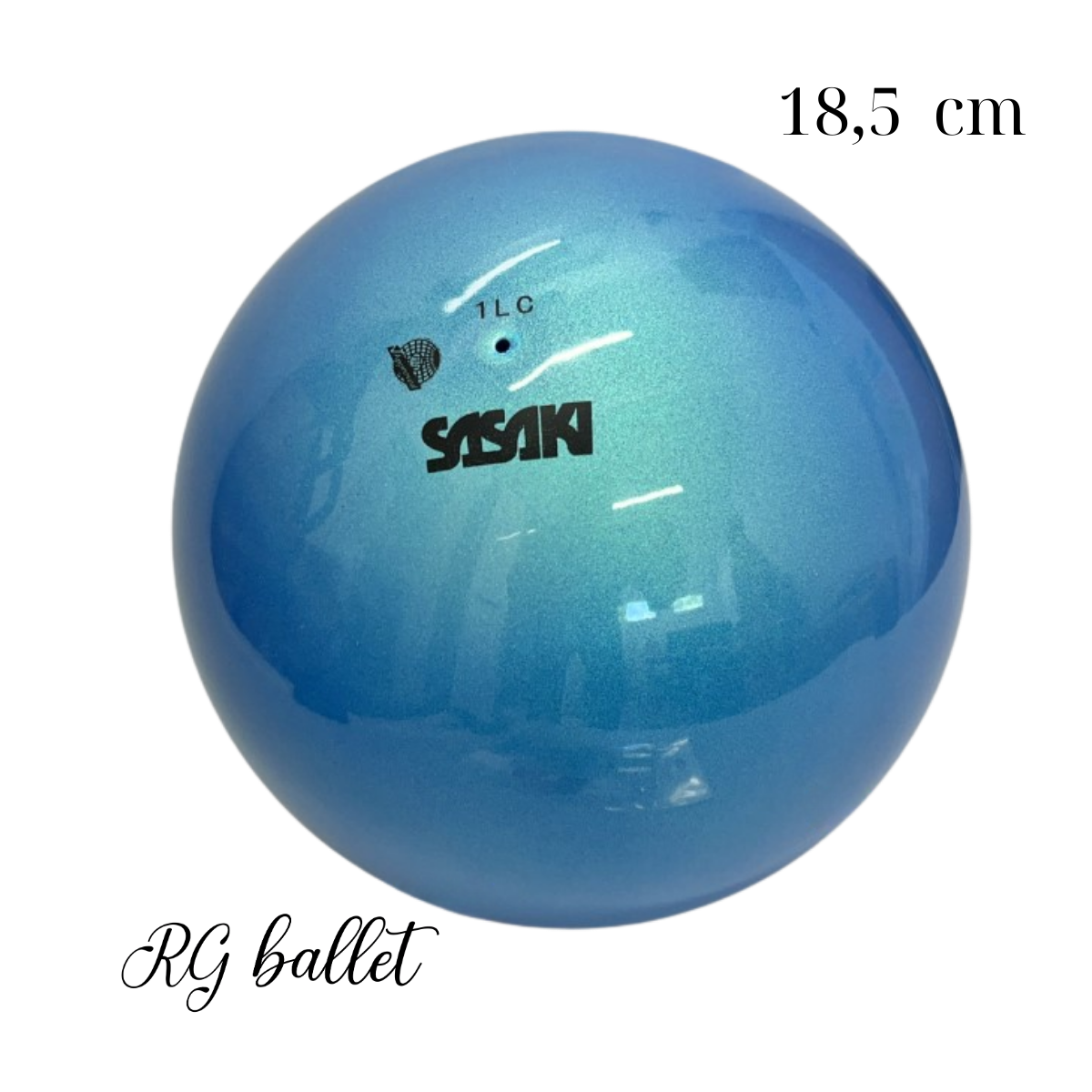 Sasaki Ritmik Cimnastik Topu M-207MG (Magnetic) 18,5 cm – Autumn Blue  / Sonbahar Mavisi (FIG)