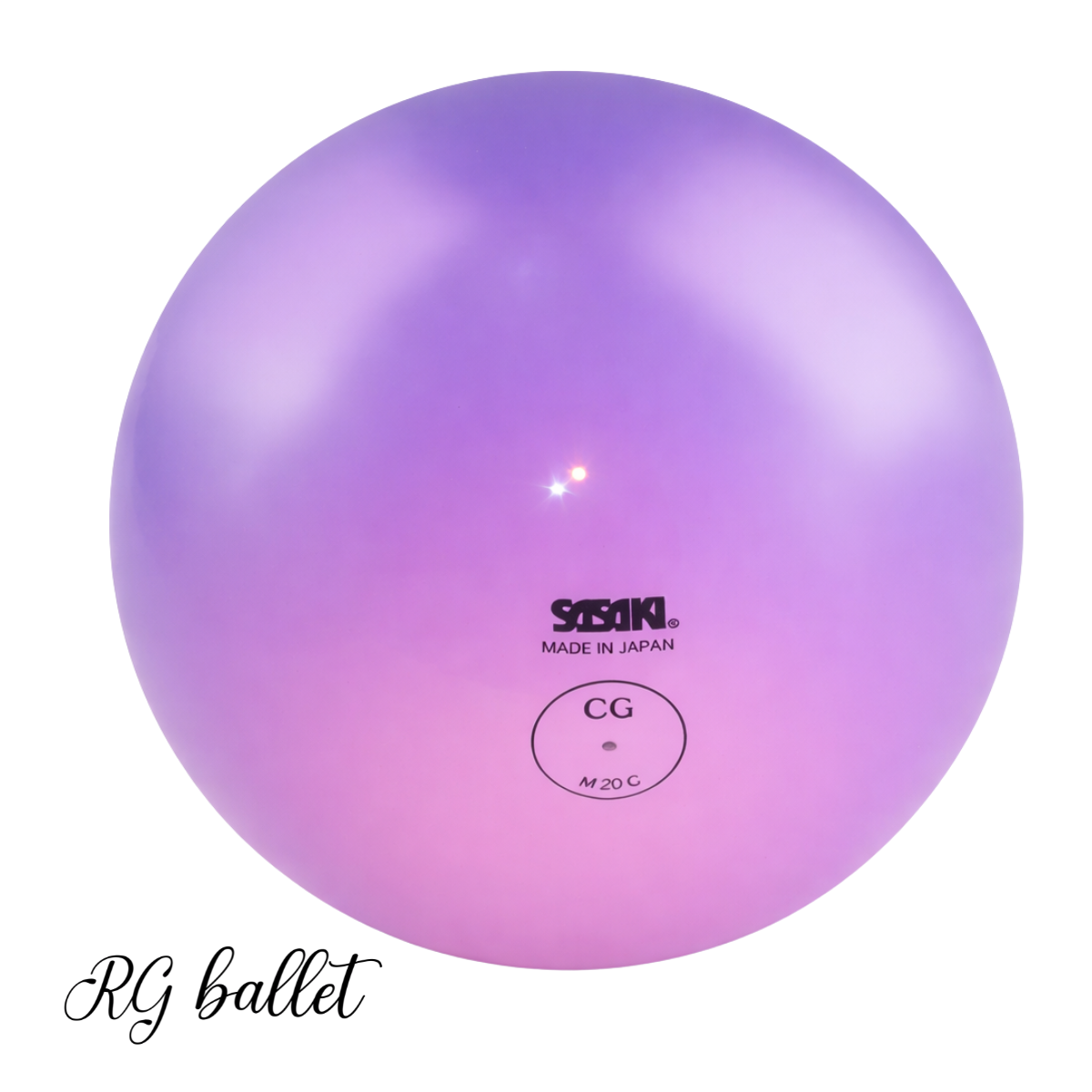 Sasaki Ritmik Cimnastik Topu M-20B 17,0 cm – Lila