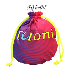 Tuloni Ritmik Cimnastik Top Kılıfı – Wave Fuşya/Mavi (MKR-B03-FUxBU)