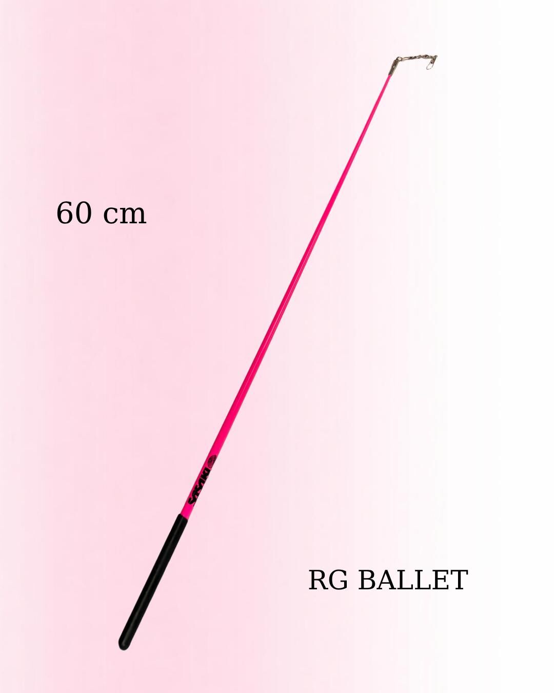 Sasak Kurdele Çubuğu M-700G KEPxB - Fosforlu Pembe/Siyah 60 cm (FIG)