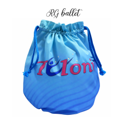 Tuloni Ritmik Cimnastik Top Kılıfı – Wave Açık Mavi/Mor (MKR-B03-LIBUxPP)