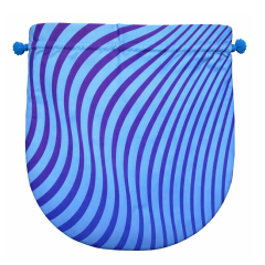 Tuloni Ritmik Cimnastik Top Kılıfı – Wave Açık Mavi/Mor (MKR-B03-LIBUxPP)