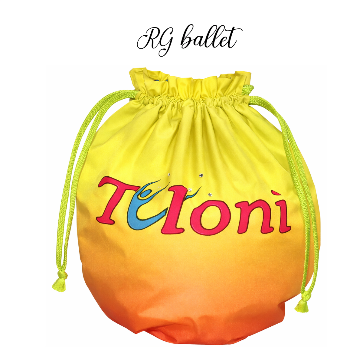 Tuloni Ritmik Cimnastik Top Kılıfı – Trio Sarı/Fuşya/Yeşil (MKR-B04-YxFUxG)