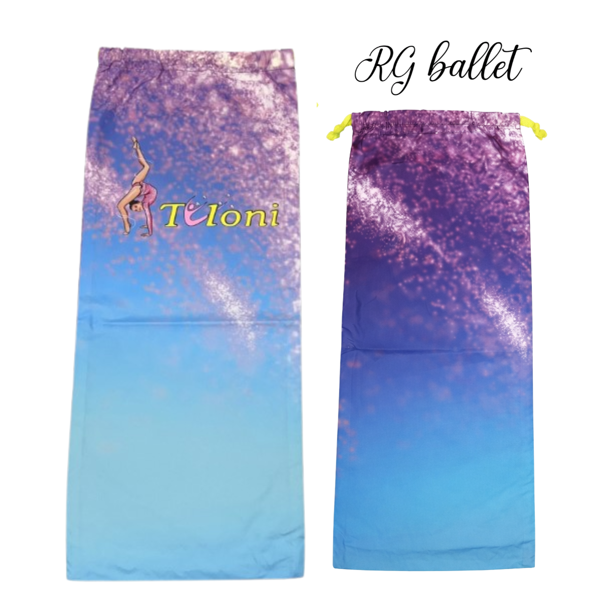 Tuloni Ritmik Cimnastik Labut Kılıfı – Nika Mor/Açık Mavi (NK-CL08-VIxLIBU)
