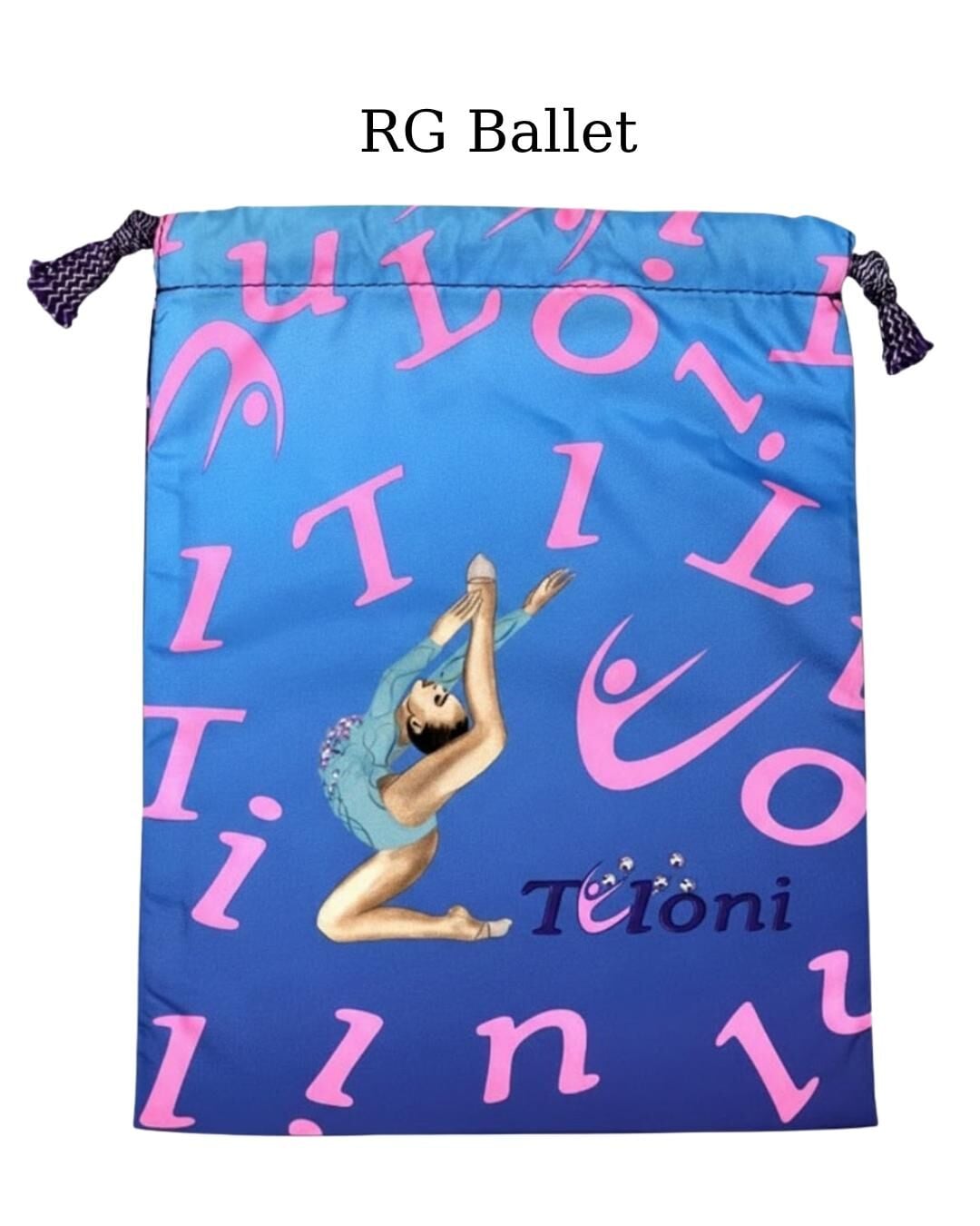 Tuloni Ritmik Cimnastik İp Kılıfı – ZOE Pembe/Mor/Açık Mavi (NKV-R07-PxVIxLIBU)
