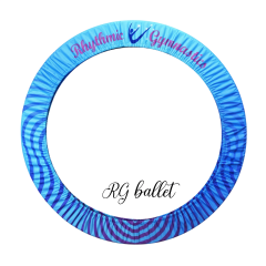 Tuloni Ritmik Cimnastik Çember Kılıfı – Wave Açık Mavi/Mor (MKR-HC03-LIBUxPP)