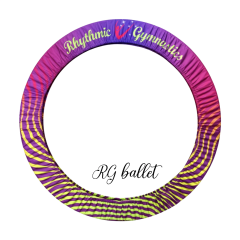 Tuloni Ritmik Cimnastik Çember Kılıfı – Wave Mor/Sarı (MKR-HC03-PPxY)