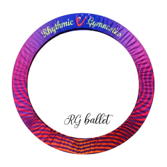 Tuloni Ritmik Cimnastik Çember Kılıfı – Wave Mavi/Turuncu (MKR-HC03-BUxO)