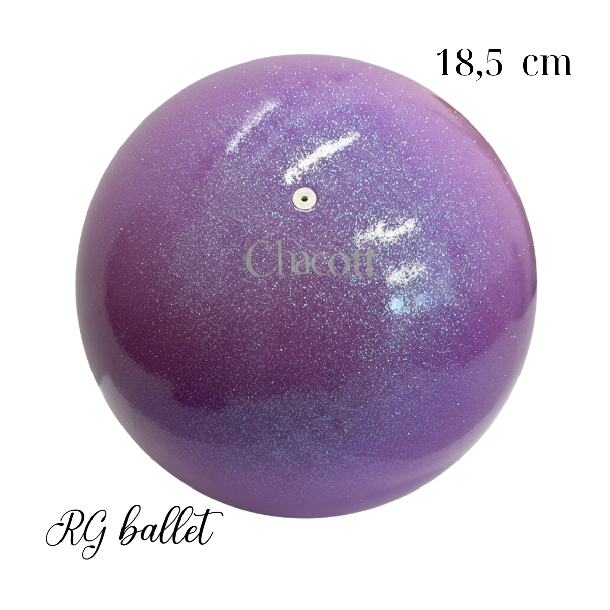 Chacott Ritmik Cimnastik Topu – Shiny 18,5 cm Lavanta (FIG)  01948671