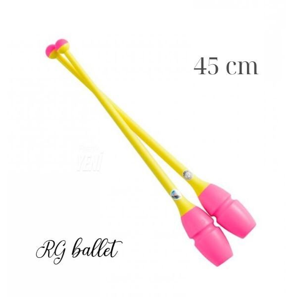 Chacott Ritmik Cimnastik Labutu Combi - 262 PembexSarı 45 cm (FIG)