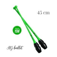 Chacott Ritmik Cimnastik Labutu Yüksek Kavrama - 133 Siyah-Yeşil 45 cm (FIG)