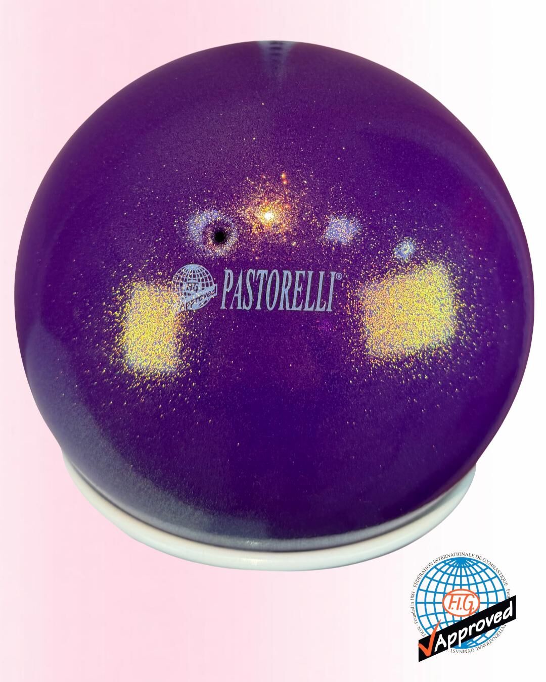 Pastorelli Ritmik Cimnastik Topu 0019 - Altın Menekşe 18,5cm (FIG)