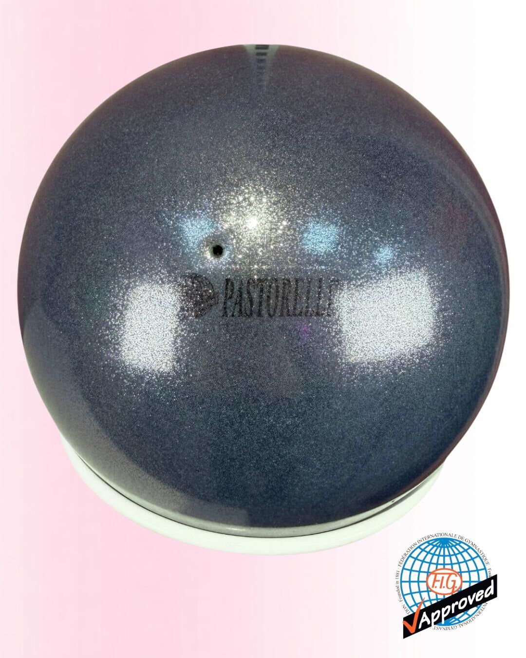 Pastorelli Ritmik Cimnastik Topu 00080 - Pudra Mavisi Pastel 18,5cm (FIG)