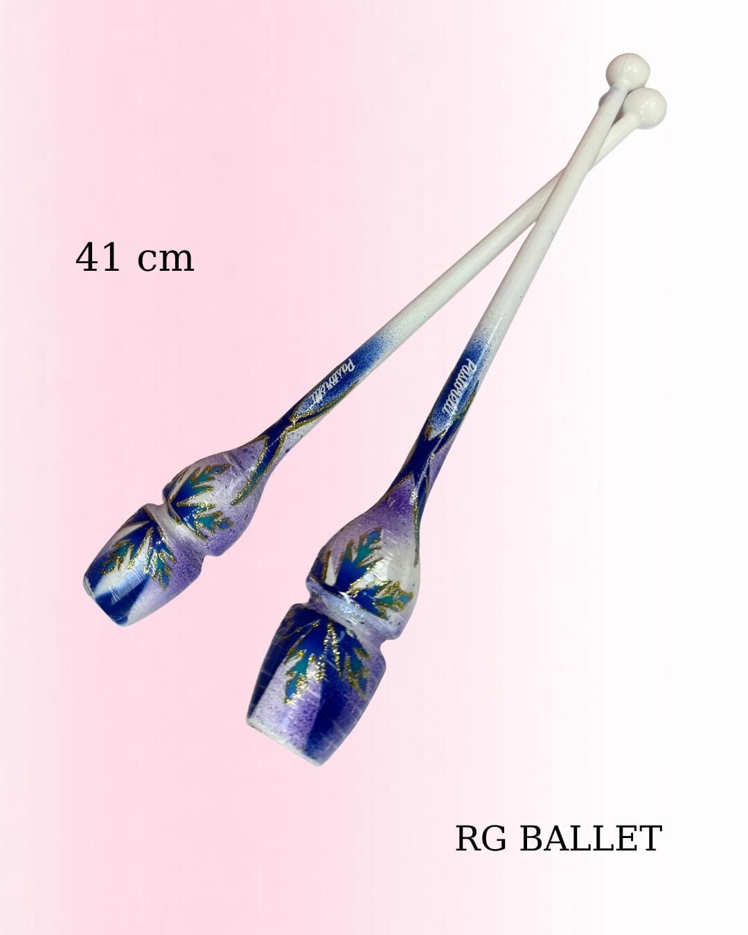 Pastorelli Ritmik Cimnastik Labutu - Lila / Mavi 41cm (FIG)