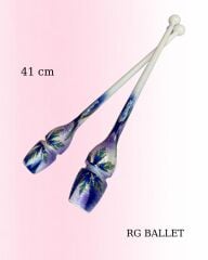 Pastorelli Ritmik Cimnastik Labutu - Lila / Mavi 41cm (FIG)