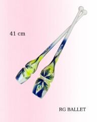 Pastorelli Ritmik Cimnastik Labutu - Limon / Mavi 41cm (FIG)