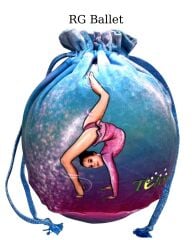 Tuloni Ritmik Cimnastik Top Kılıfı – Fuşya/Turkuaz (FUxTQBU)