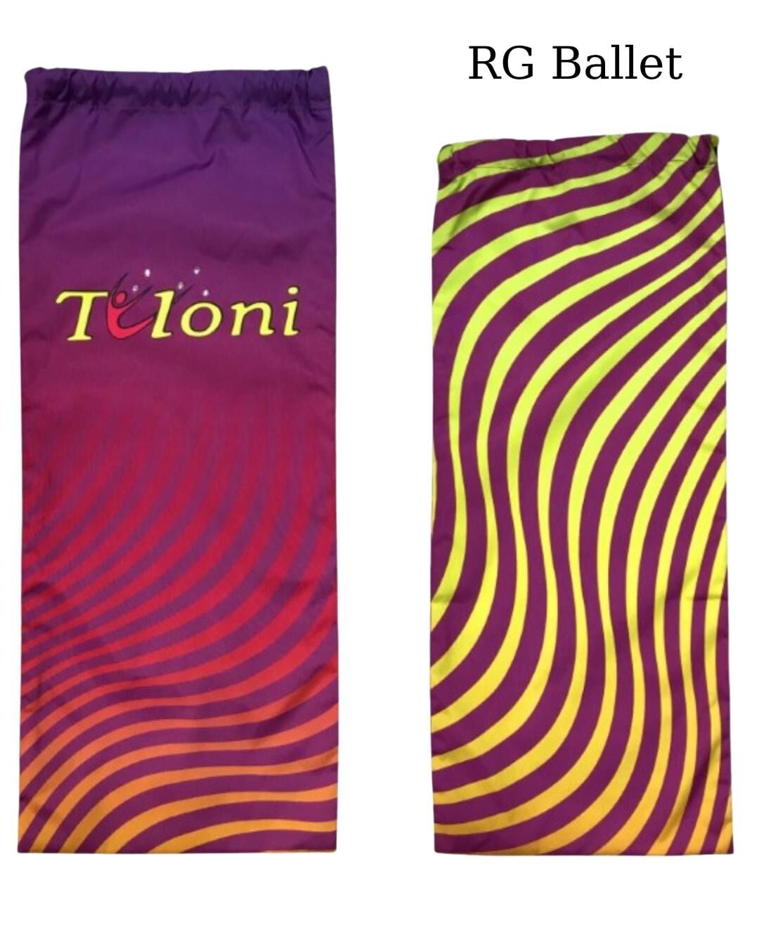 Tuloni Ritmik Cimnastik Labut Kılıfı – Wave Mor/Sarı (PPxY)