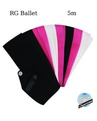 Pastorelli Ritmik Cimnastik Kurdelesi 5m – Siyah/Fuşya/Beyaz (FIG) 03227