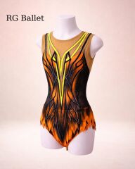 Taşsız Ritmik Cimnastik Mayo – Volkanın Kalbi (RB-Inferno 02 modeli)