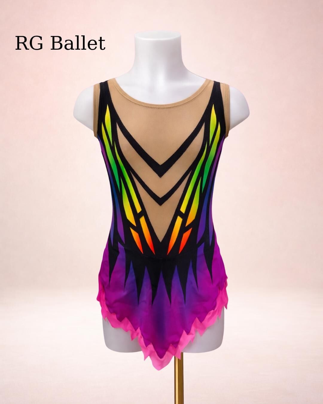 Taşsız Ritmik Cimnastik Mayo – Enerji Patlaması (RB-NeonStrike 18 modeli)