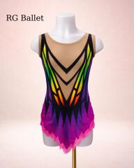 Taşsız Ritmik Cimnastik Mayo – Enerji Patlaması (RB-NeonStrike 18 modeli)