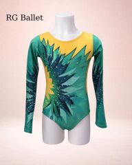 Taşsız Ritmik Cimnastik Mayo – Güneş Patlaması (RB-Solar 19 modeli)