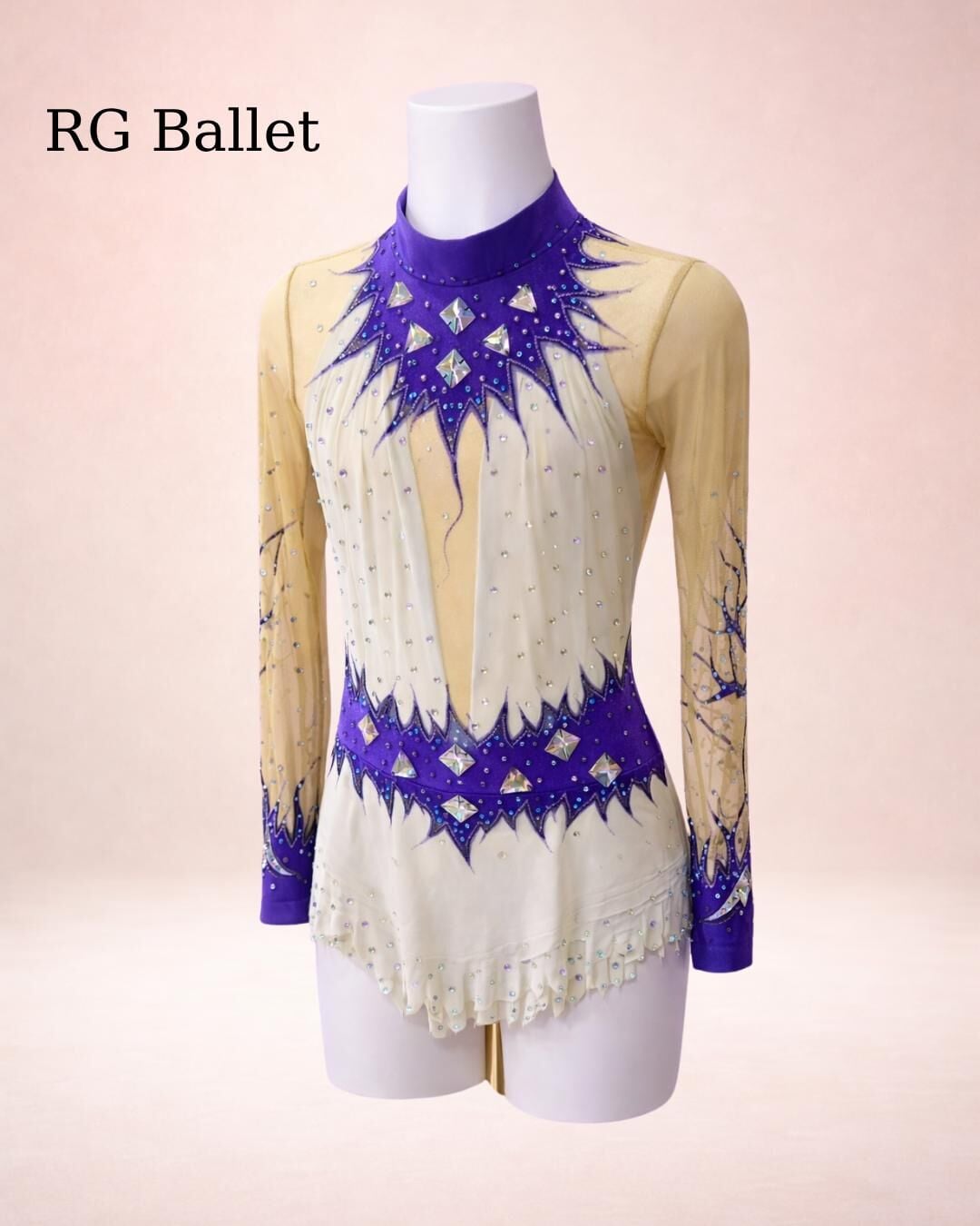 Taşlı Ritmik Cimnastik Mayo – Buz Kraliçesi (RB-Ice 20 modeli)