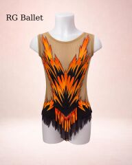 Taşsız Ritmik Cimnastik Mayo – Alev Yükselişi (RB-Flame 25 modeli)