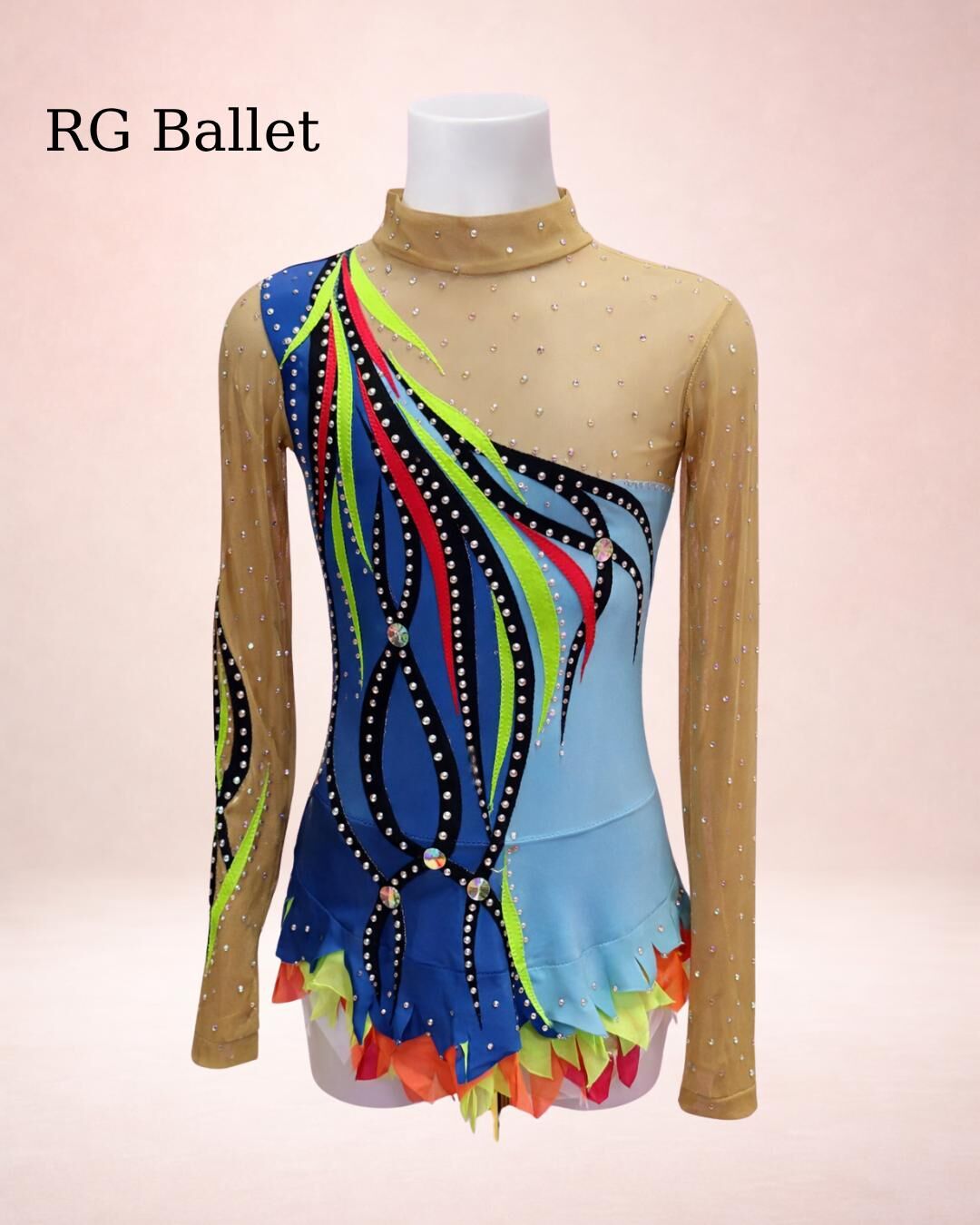 Taşlı Ritmik Cimnastik Mayo – Ritim Akışı (RB-Flow 25 modeli)