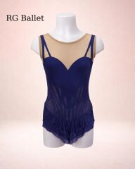 Taşsız Ritmik Cimnastik Mayo – Gece Zarafeti (RB-Noir 30 modeli)