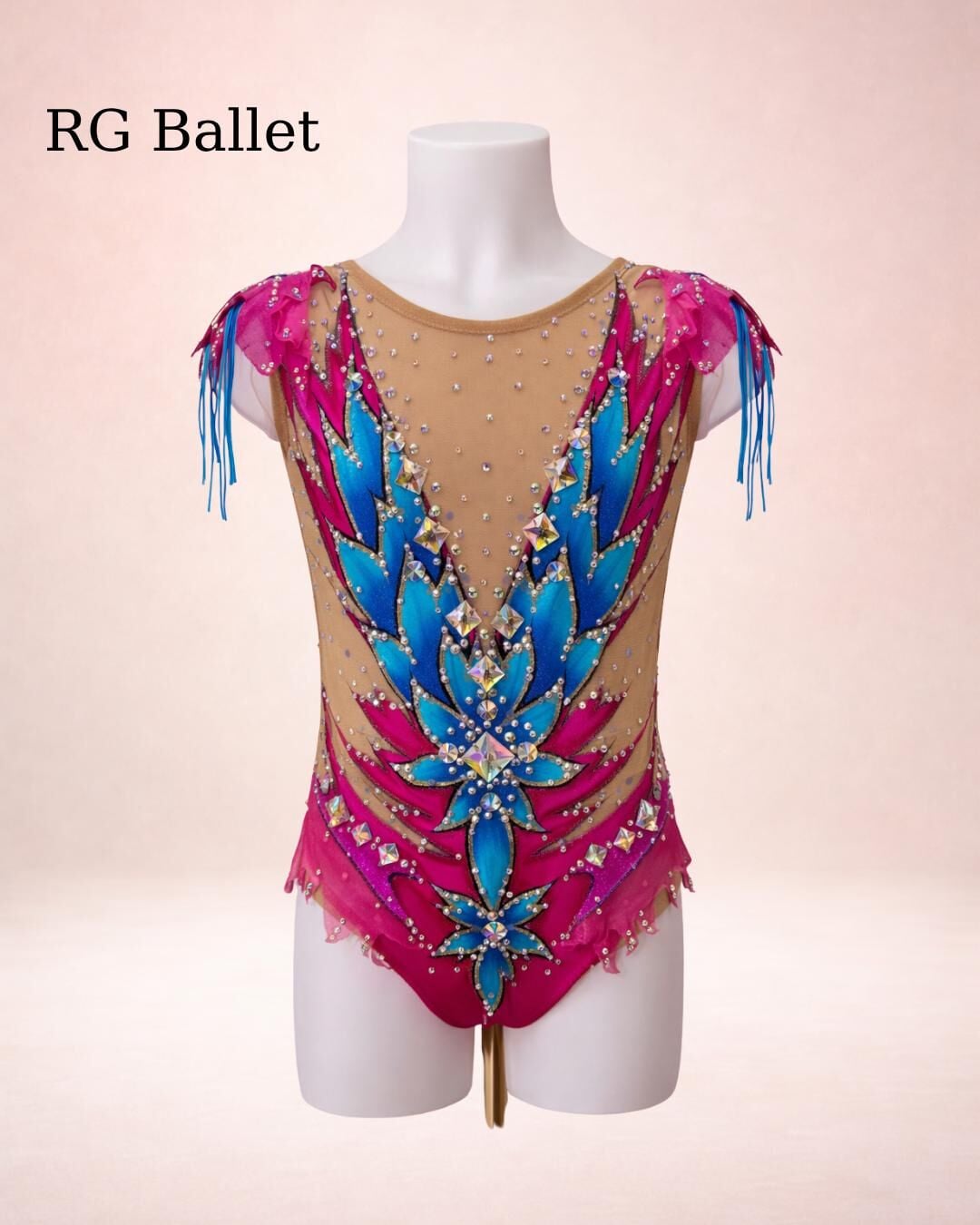 Taşlı Ritmik Cimnastik Mayo – Kristal Bahar (RB-Elite 32 modeli)