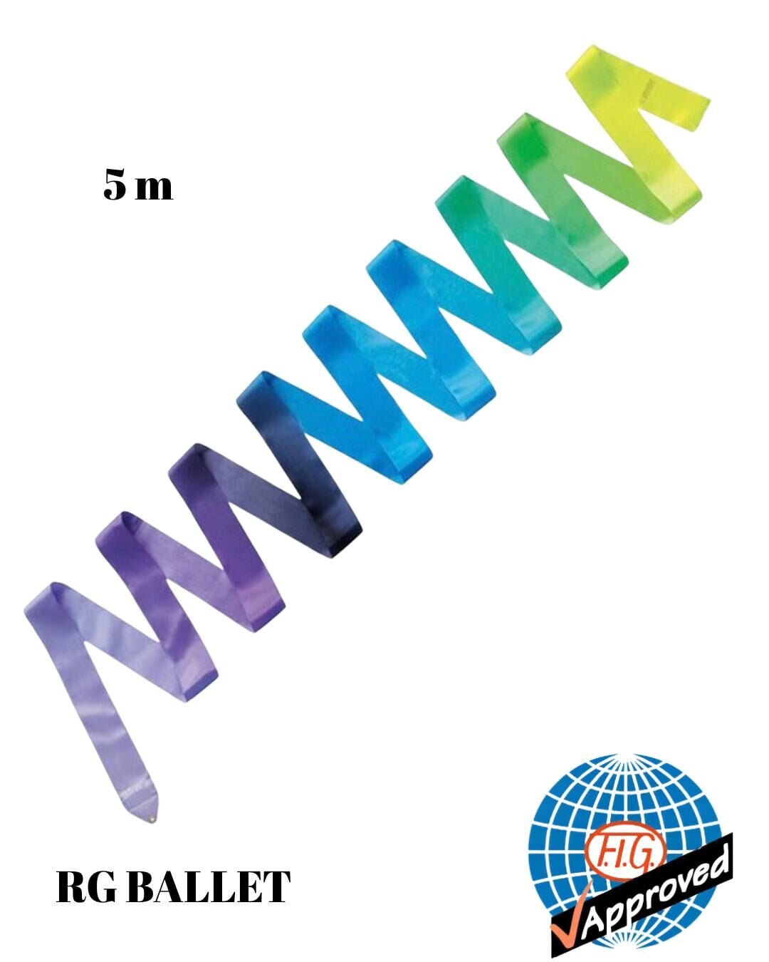 Sasaki Ritmik Cimnastik Kurdelesi MJ-715AG 033 5m – Çok Renkli (FIG)