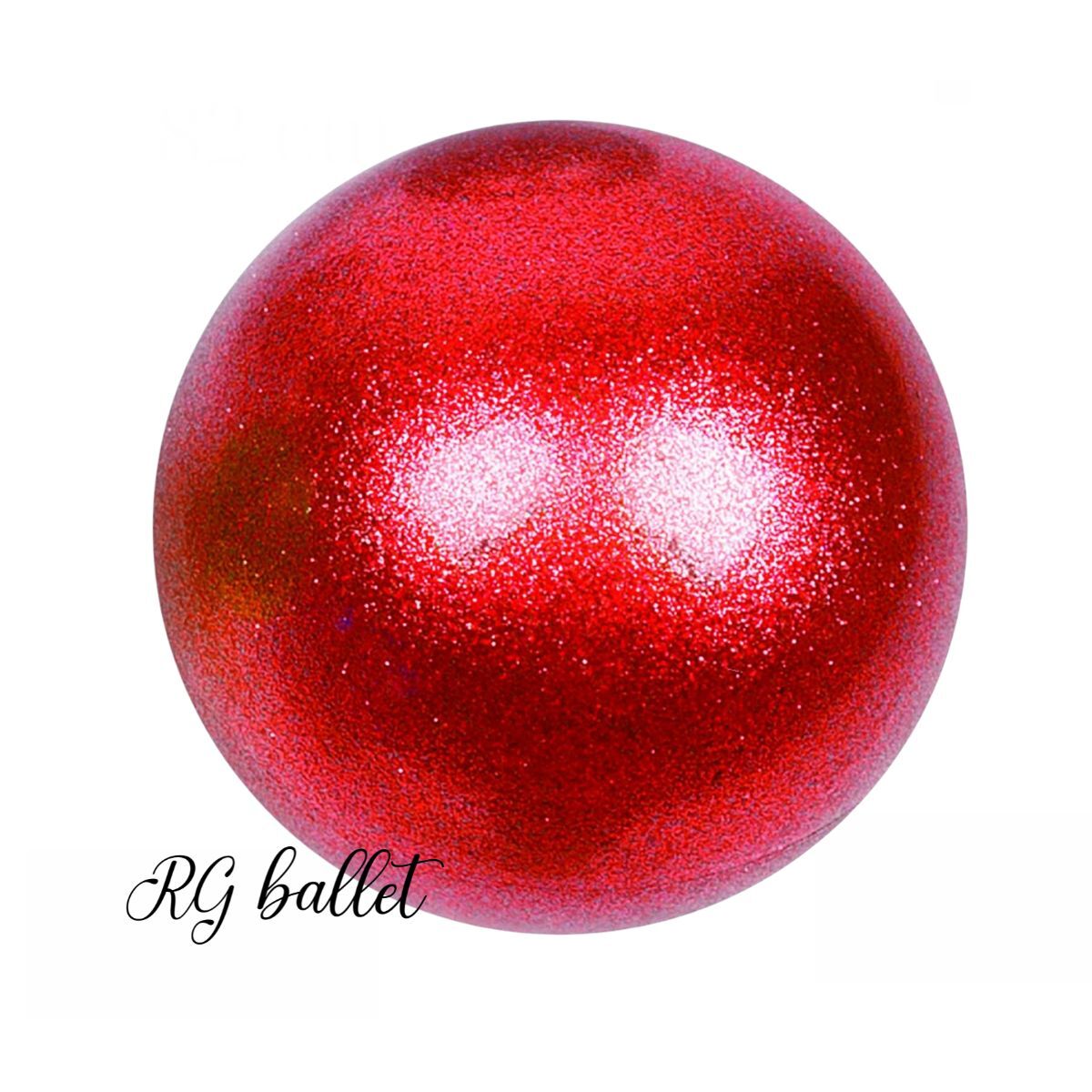 Amaya Tecnorubber Glitter Yarışma Topu Kırmızı 18,5 cm (FIG)