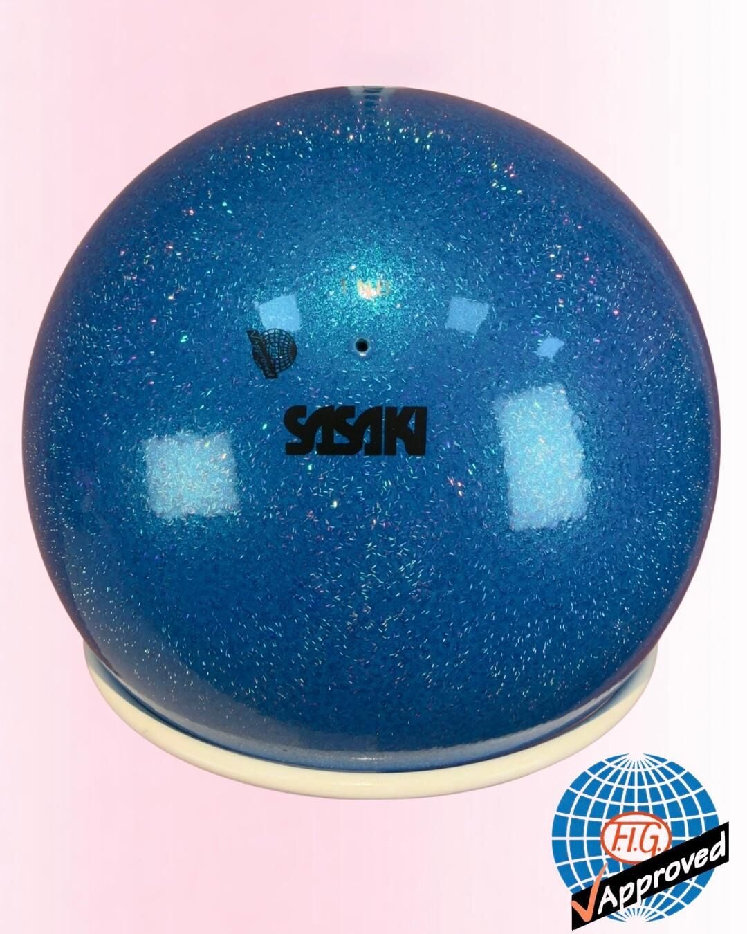Sasaki Ritmik Cimnastik Topu M-207BRM MABU- Deniz Mavisi 18,5cm (FIG)