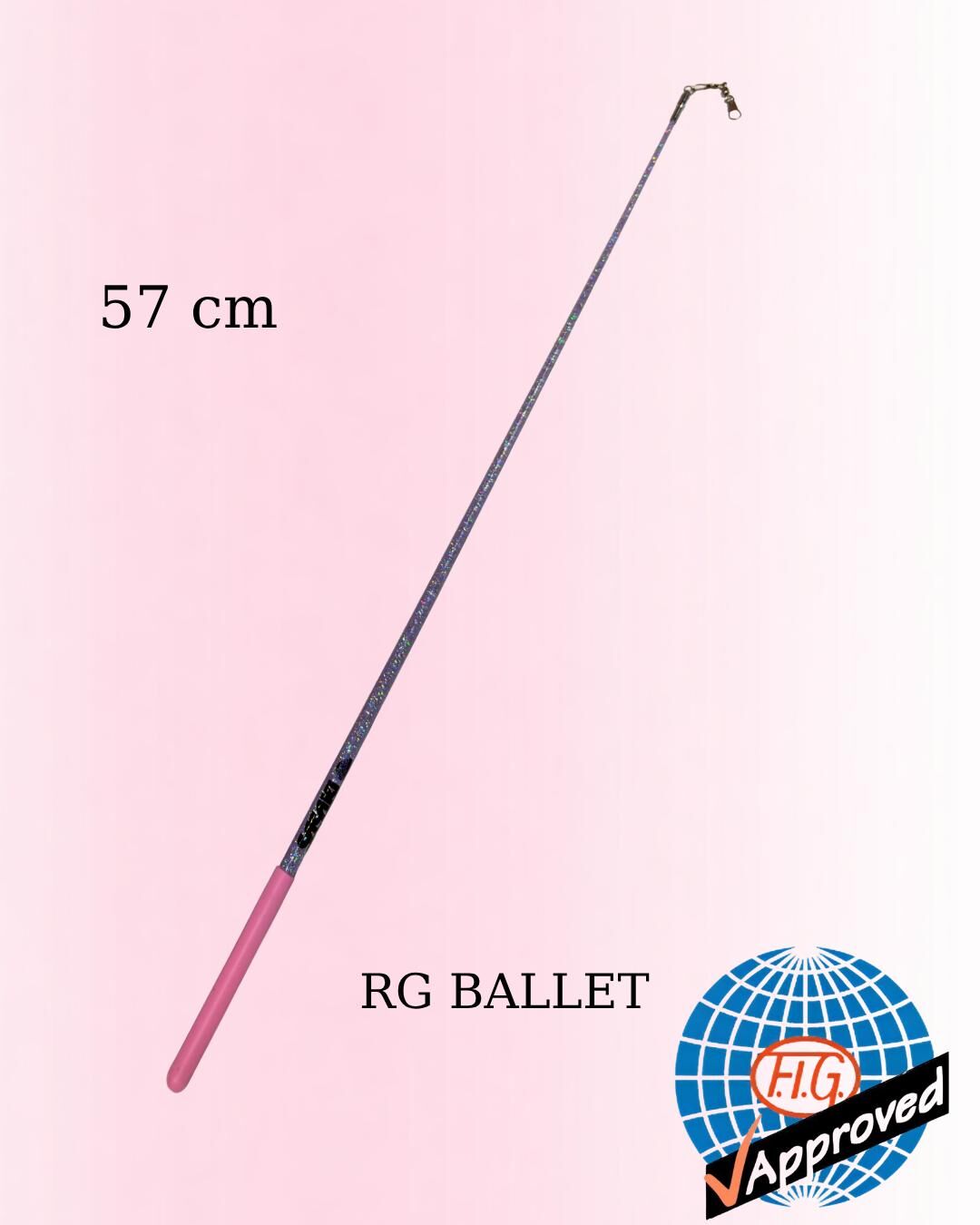 Sasaki Kurdele Çubuğu Simli M-781HJK RRKxP - Lila/Pembe 57cm (FIG)