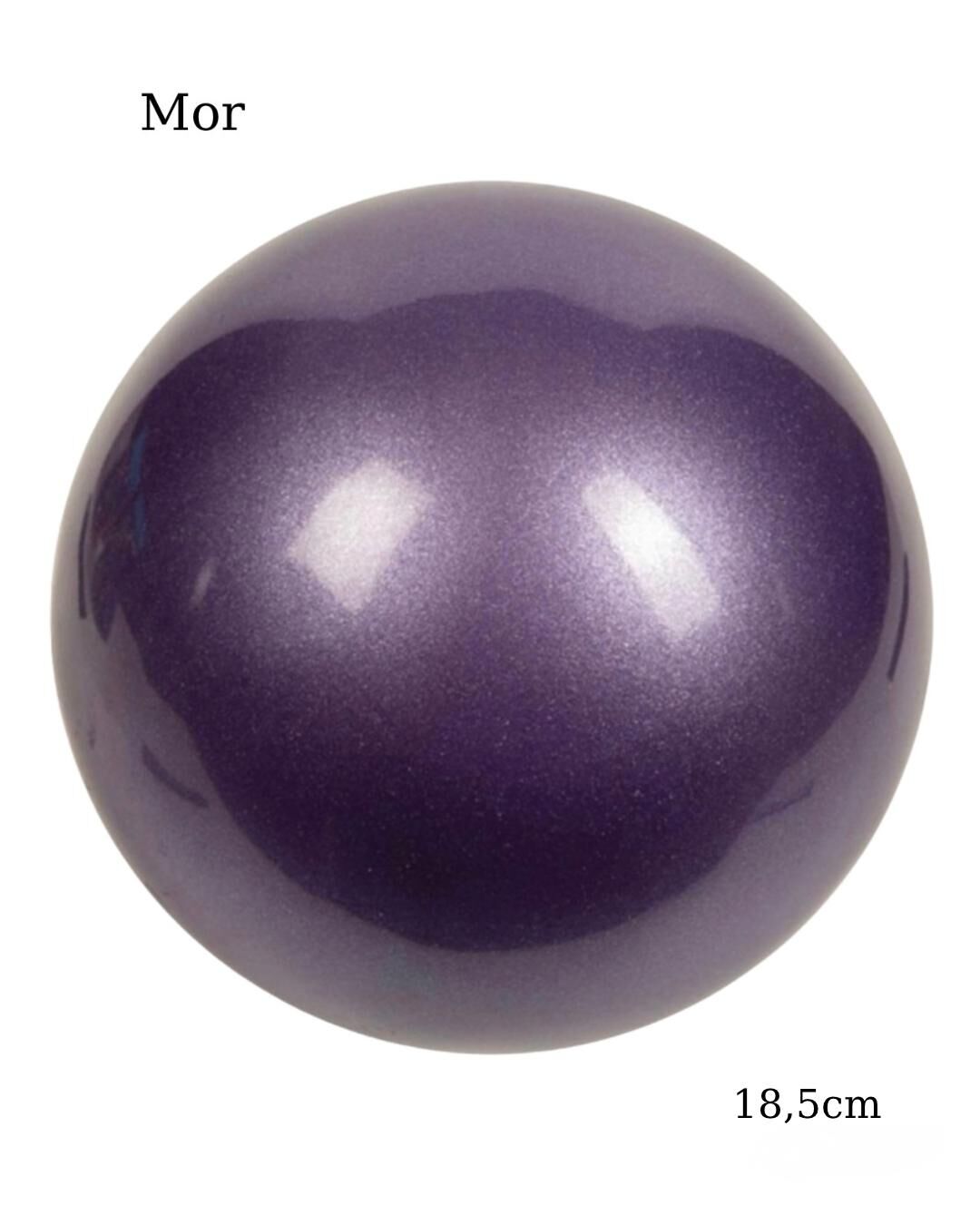Amaya Cimnastik Antrenman Topu - Mor 18,5cm