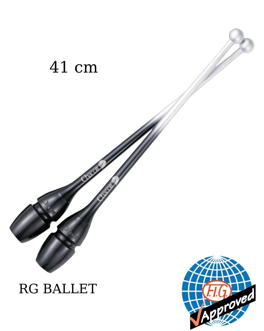Chacott Ritmik Cimnastik Labutu Hi-Grip-II - 709 BeyazxSiyah 41 cm (FIG)
