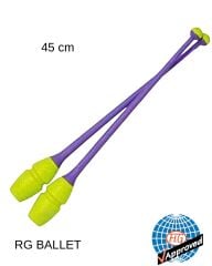 Chacott Ritmik Cimnastik Labutu Combi - 377 SarıxMor 45 cm (FIG)