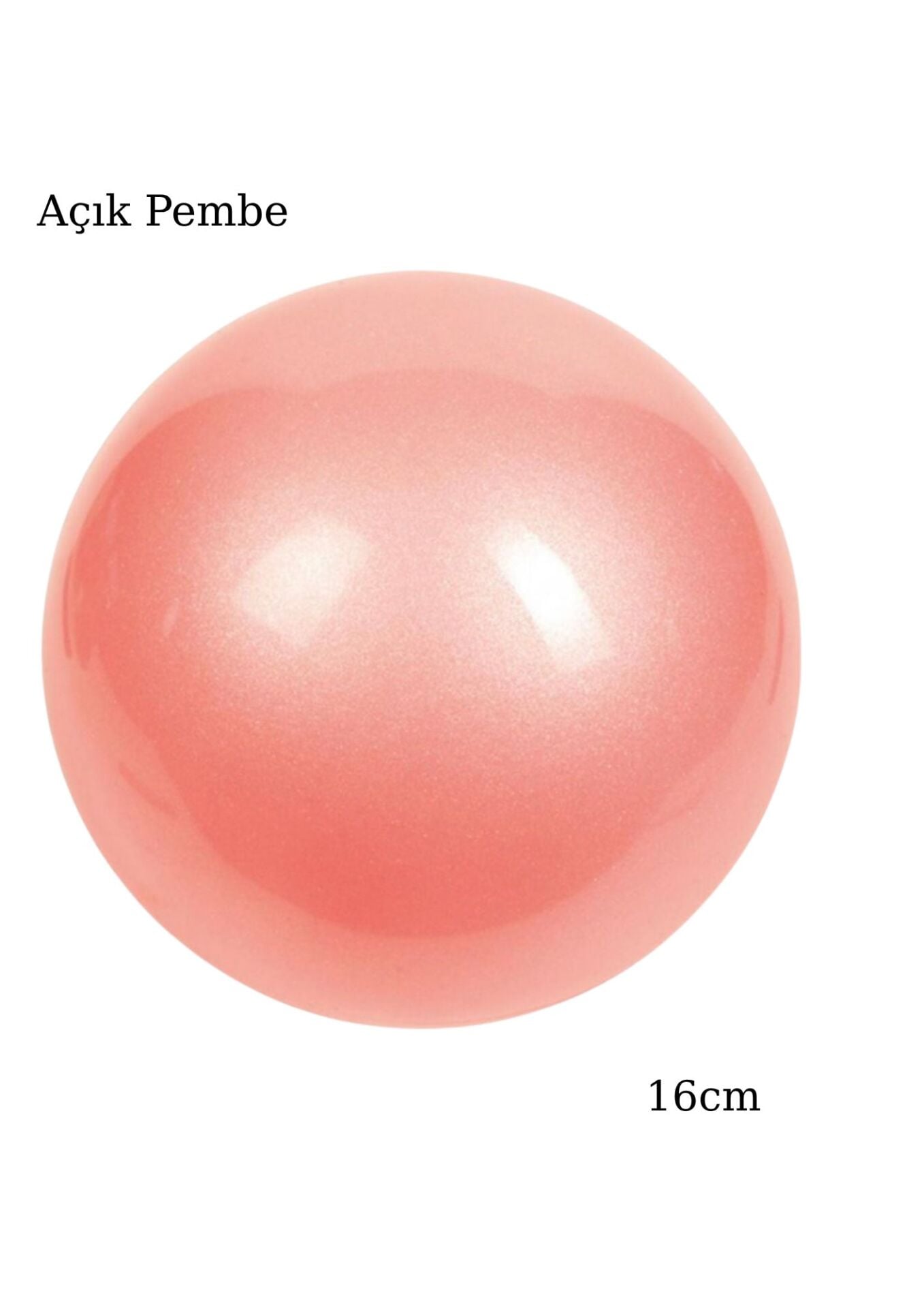 Amaya Cimnastik Antrenman Topu - Açık Pembe 16cm